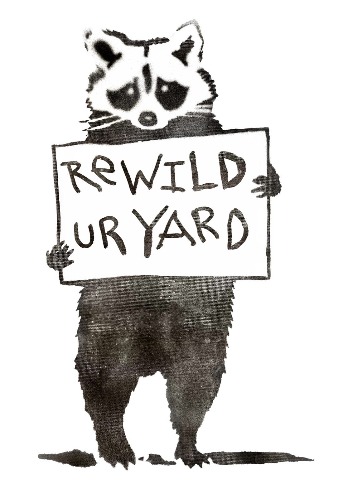 Rewild Ur Yard stencil