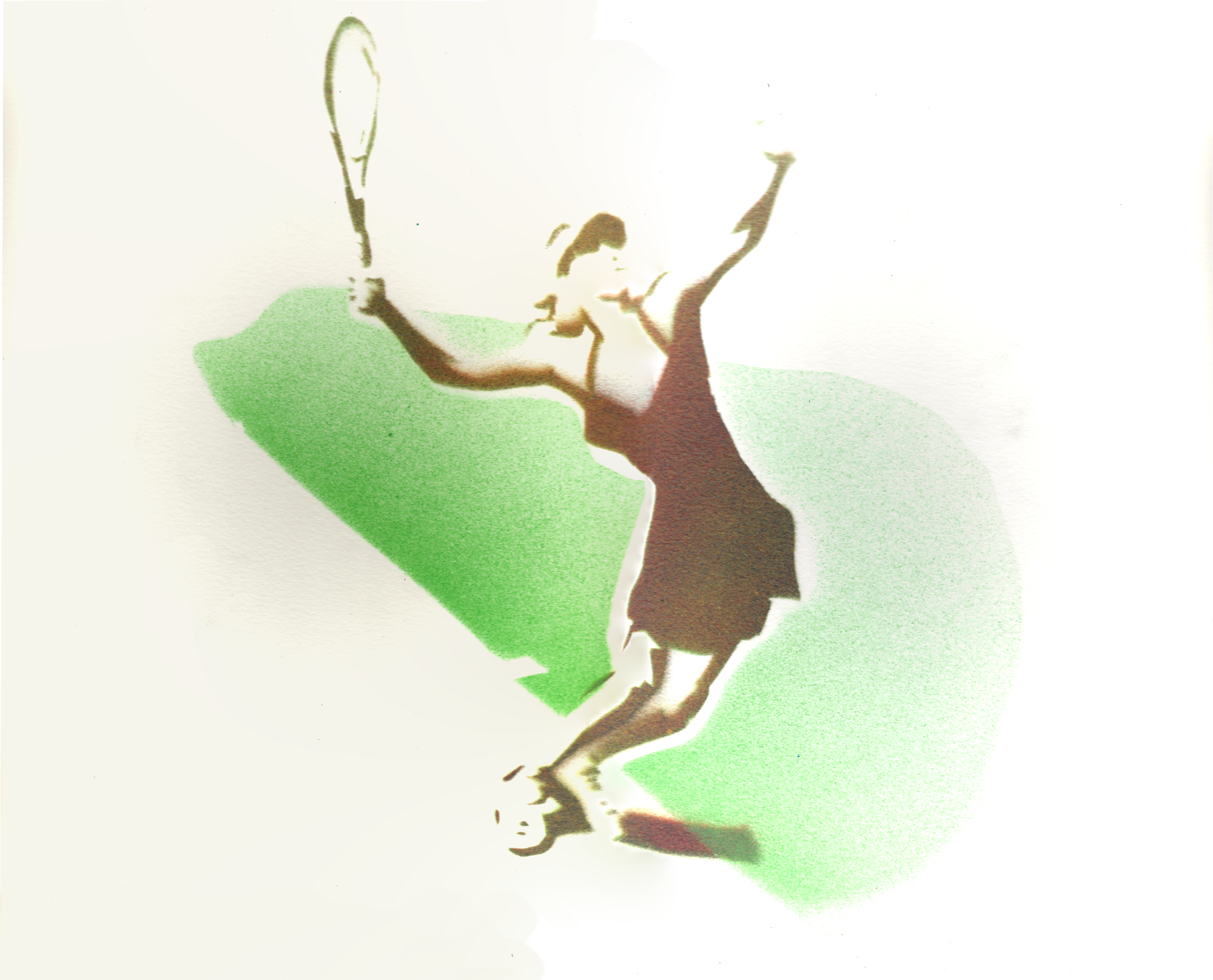 Tennis stencil